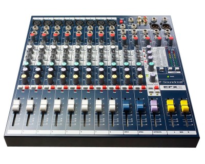 EFX8 8:2 Mixer 8-Mic 2-Stereo i/p + Effects Exc Rack Kit