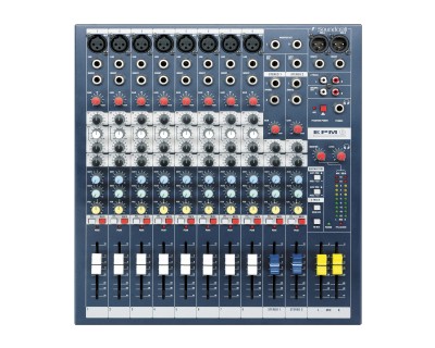 EPM8 8:2 Multipurpose Mixer 8-Mic 2-Stereo i/p Exc Rack Kit
