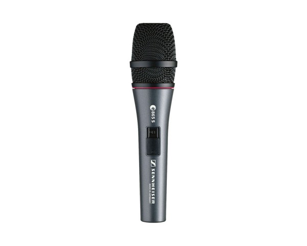 Sennheiser e865S Electret Condenser Supercardioid Microphone with Switch - Main Image