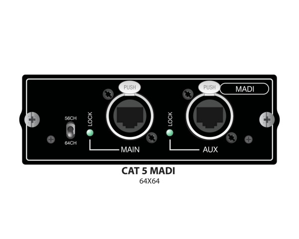 Soundcraft Si Option Card A520.005000SP Multi Mode Cat 5 MADI Card - Main Image