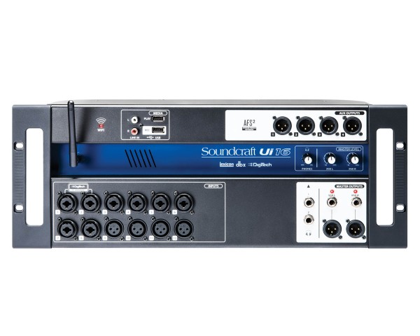 Soundcraft Ui16 Remote Cont 16i/p Digital Mixer Built-In WiFi 19 Rack - Main Image
