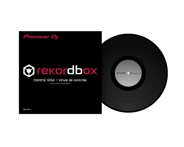 Pioneer DJ RB-VS1-K Lightweight Control Vinyl for PLX500/1000 (Single Unit) - Main Image