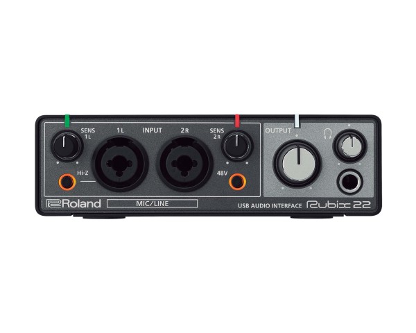 Roland Pro AV RUBIX22 USB Audio Interface 2-In/2-Out for PC/MAC/IPAD - Main Image