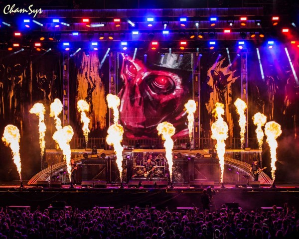 Niller Bjerregaard Gets Dramatic for Volbeat on Metallica Tour with ChamSys