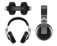 Pioneer DJ HDJ-X5-S Pro DJ 40mm Headphones with Swivel Ear Silver - Image 3
