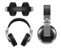 Pioneer DJ HDJ-X7-S Pro DJ 50mm Headphones with Swivel Ear Silver - Image 3