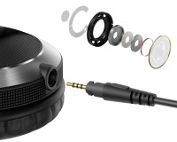 Pioneer DJ HDJ-X7-S Pro DJ 50mm Headphones with Swivel Ear Silver - Image 4
