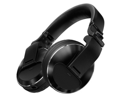 HDJ-X10-K Pro DJ 50mm Headphones with Swivel Ear Black