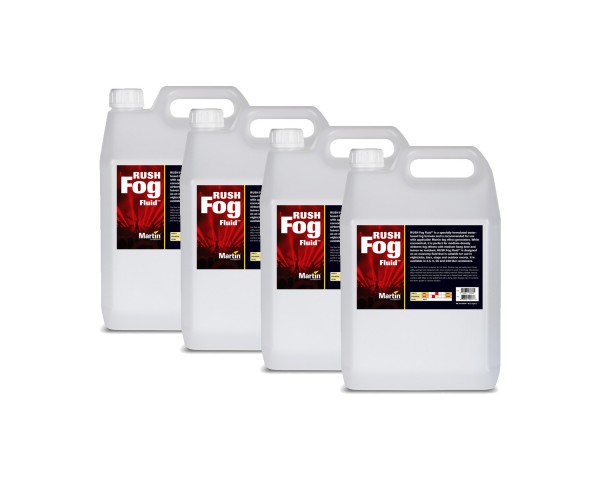 Martin Professional Rush Fog Fluid - Box of 4 x 5 Litre Bottles - Main Image