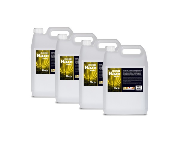Martin Professional Rush Haze Fluid - Box of 4 x 5 Litre Bottles - Main Image