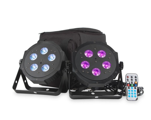 ADJ - VPAR PAK with 2 x VPAR LED Pars and IR Wireless Remote and Bag - stage lighting