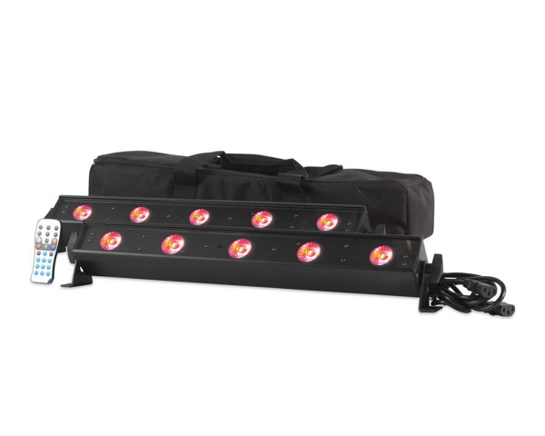 ADJ VBAR PAK with 2xVBAR LED Bars & IR Wireless Remote & Bag - Main Image