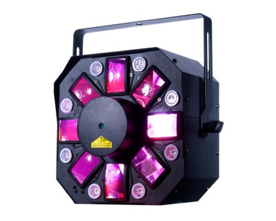 Stinger 2 3-in-1 LED Effect with Moonflower, Strobe and Laser