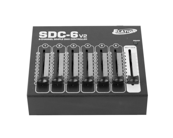 ADJ SDC-6 Faderdesk V2 6 Direct Channel Fader Controller - Main Image