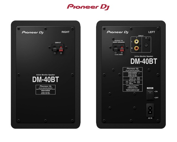 Meet the DM-40BT Bluetooth® desktop monitor speakers by Pioneer DJ