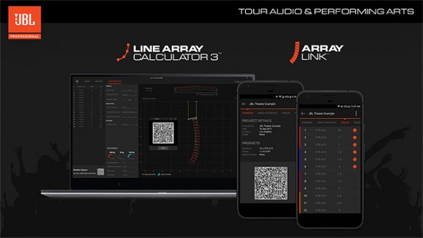 JBL Professional releases Line Array Calculator 3 and ArrayLink apps
