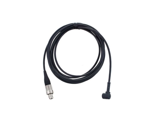 Sennheiser KA100-4/B Right-Angled Cable Miniature Tie Mic Black - Main Image