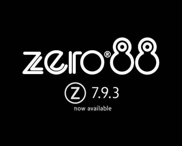 Zero 88 Release ZerOS 7.9.3 including RigSync for FLX Consoles