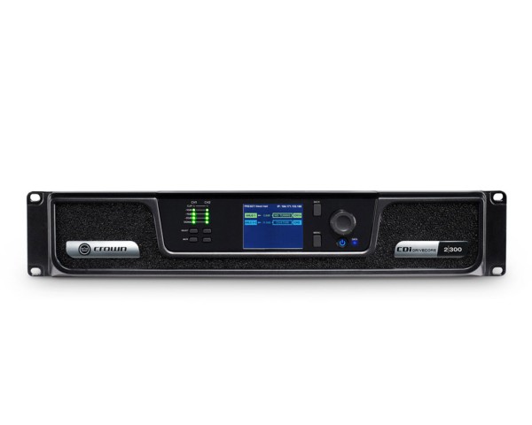 Crown CDi 2|300BL DriveCore Power Amp 2x300W + BLU Link 2U - Main Image