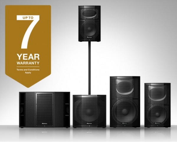 Free warranty extension for XPRS Series active speakers by Pioneer Audio
