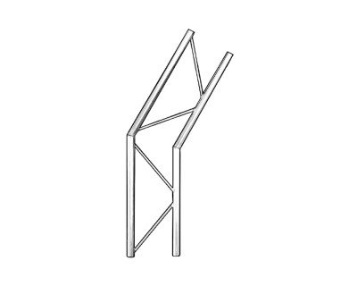 100 Ladder Junction 2-Way 135° Horizontal