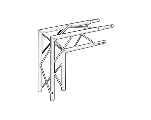 Trilite by OPTI 100 Truss Junct 2-Way 90° Apex In - Main Image