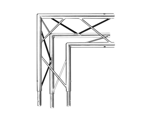 Trilite by OPTI 100 Truss Junct 2-Way 90° Apex Up/Down - Main Image