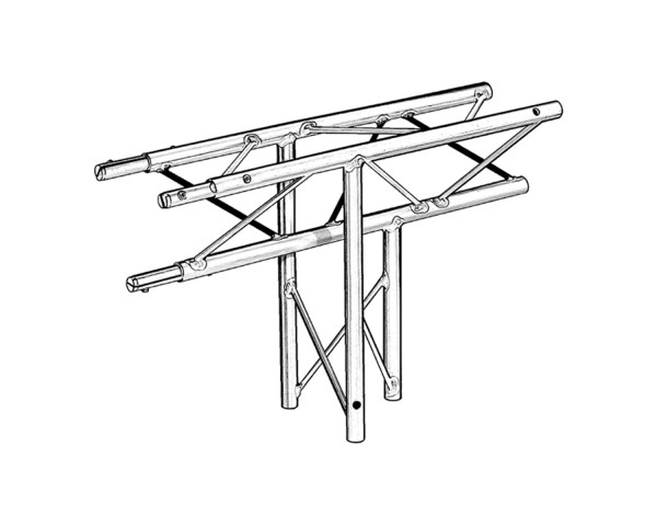 Trilite by OPTI 100 Truss Junct 3-Way 90° Apex Down - Main Image