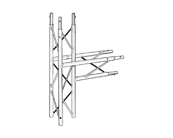 Trilite by OPTI 100 Truss Junct 3-Way 90° Apex Down - Main Image