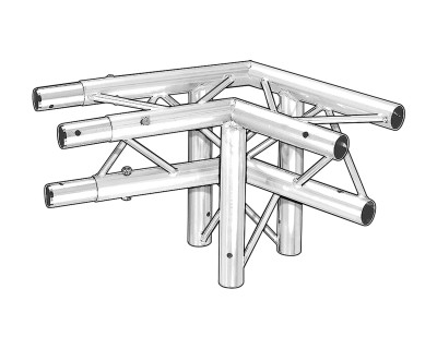 200 Truss Junct 3-Way 120° Apex Down