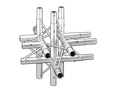 200 Truss Junct 6-Way 90° Apex Down