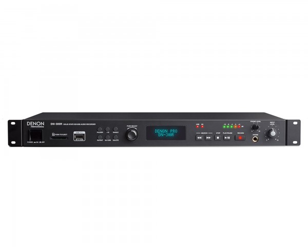 Denon DN300RMKII Solid State Audio Recorder for SD and USB 1U - Main Image