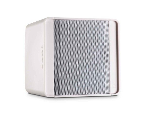 Apart KUBO3T White 3 100V/16Ω 40W Cube Design Speaker+Bracket - Main Image