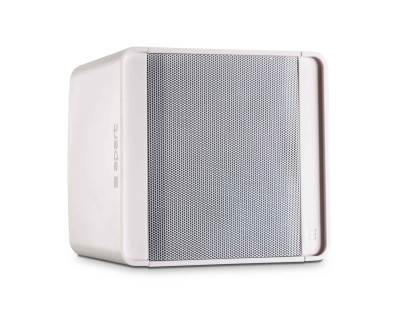 KUBO3 White 3" 40W 8Ω Cube Design Speaker + Bracket