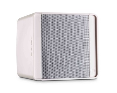 KUBO5T White 5.25" 100V/16Ω 80W Cube Design Speaker+Brack