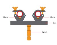 Doughty T55704 Swivel Truss Plate (150mm - 250mm centres) - Image 2