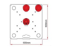 Doughty T54265 3 Position Tank Trap 600mm x 600mm BLACK - Image 3