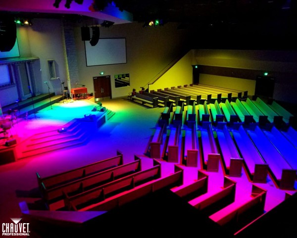 CHAUVET Professional Transforms Services At Life Challenge Church