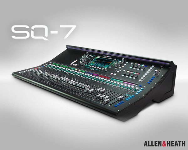 Allen & heath unveils new SQ-7 flagship console
