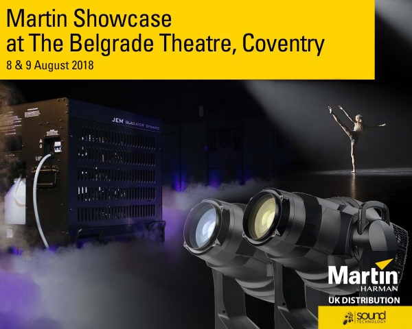 Martin by HARMAN showcase events at Belgrade Theatre, Coventry
