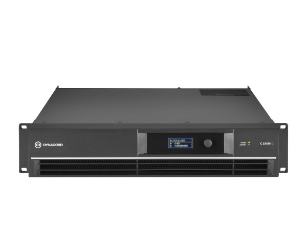 Dynacord C1800FDI Install Series DSP Power Amp 2x850W @ 4Ω 2U - Main Image