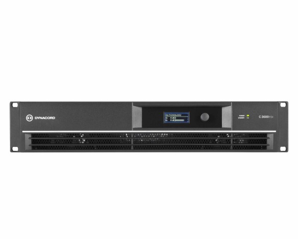 Dynacord C3600FDI Install Series DSP Power Amp 2x1700W @ 4Ω 2U - Main Image