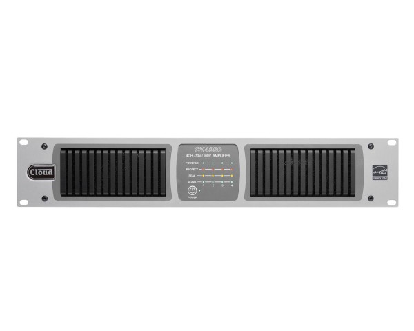 Cloud CV4250 Energy Star Compliant Digital Amp with DSP 4x250W 100V 2U - Main Image