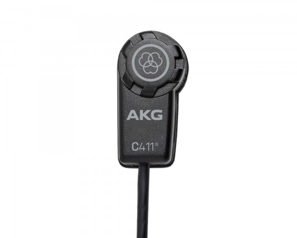 AKG C411PP Low-Profile Acoustic Vibration Pickup (XLR) - Main Image