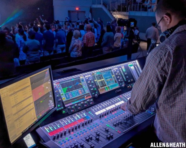 Historic and Modern, Black Rock Church adds Allen & Heath