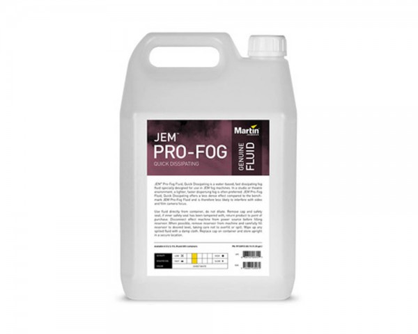 JEM JEM ProFog Quick Dissipating Fog Fluid Box of 4x2.5L - Main Image