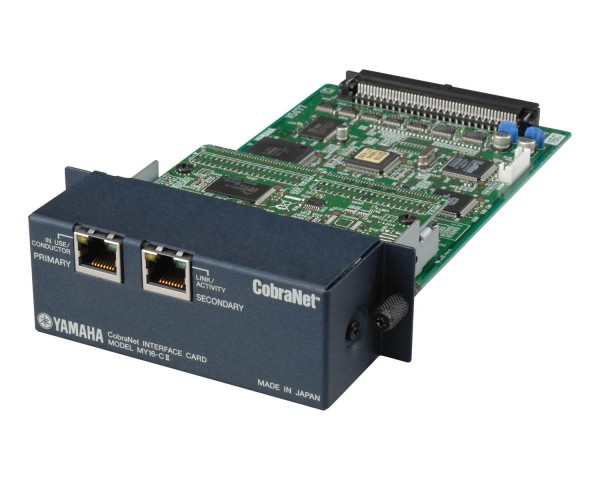 Yamaha MY16CII 16-Ch CobraNet Compliant Card - Main Image