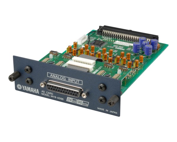 Yamaha MY8AD24 8Ch Analogue Input Card 8XTRS 24 Bit AD - Main Image