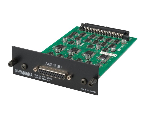 Yamaha MY8AE 8-Channel AES Channel Input/Output Card - Main Image