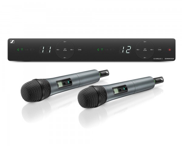 Sennheiser XSW1-825 GB DUAL H/H System with E825 Cardioid Transmitters CH38 - Main Image